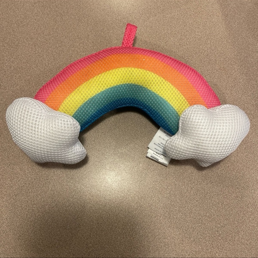 Colorful Rainbow sponge for beach or pool